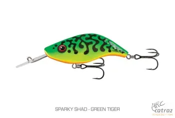 Salmo Sparky Shad SS4F - Green Tiger Salmo Floating Wobbler