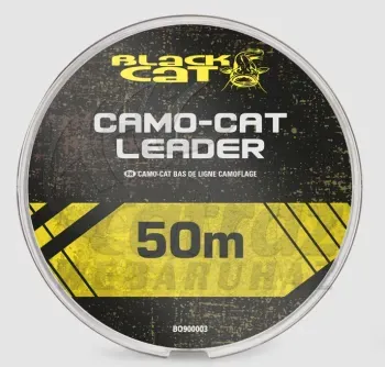 Black Cat Camo-Cat Leader - Black Cat Harcsás Előtét Zsinór 50m 1.0mm