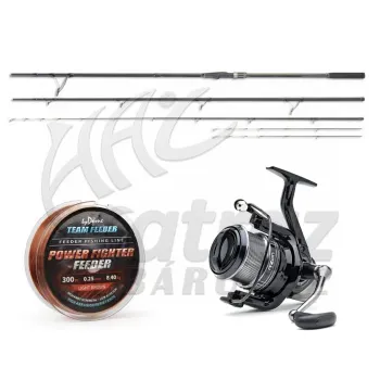 Daiwa Távdobó Feeder Szett - By Döme Team Feeder Master 430LC + Daiwa N'Zon Distance 25 Távdobó Feeder Orsó