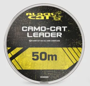 Black Cat Camo-Cat Leader - Black Cat Harcsás Előtét Zsinór 50m 0.6mm