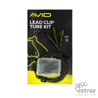 Avid Carp Lead Clip Tube Kit - Ólom Klipsz Készlet Végszerelék Gubancgátlóval 3 db/cs