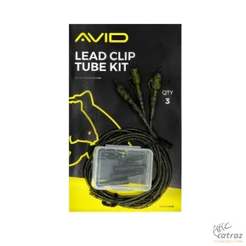 Avid Carp Lead Clip Tube Kit - Ólom Klipsz Készlet Végszerelék Gubancgátlóval 3 db/cs