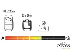 Hálózsák Fox ERS3 Evo Tec (CSB036)