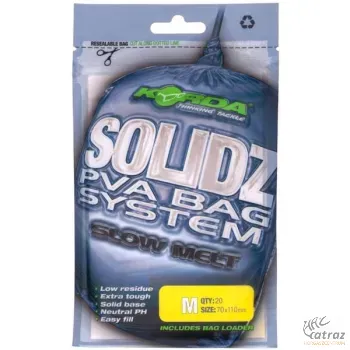 Korda Solidz Slow Melt PVA Bag System Méret: M - Korda Lassan Oldódó M-es PVA Tasak