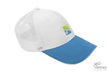 Preston White Mesh Cap - Preston Innovations Hálós Baseball Horgász Sapka Fehér