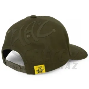 Black Cat Green Flat Peak Baseball Sapka