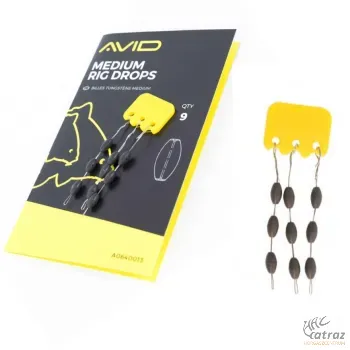 Avid Carp Medium Tungsten Rig Drops - Avid Carp Süllyedő Közepes Előkesúly