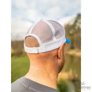 Preston White Mesh Cap - Preston Innovations Hálós Baseball Horgász Sapka Fehér