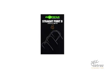 Korda Straight Point Barbless 4 - Korda Szakállnélküli Pontyozó Horog