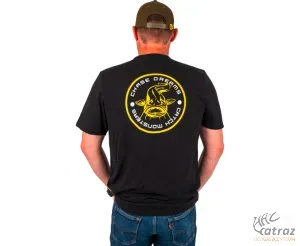 Black Cat Chase Dreams Black Tee S - Harcsázó Horgász Póló