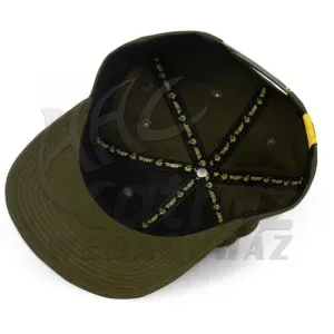 Black Cat Green Flat Peak Baseball Sapka