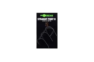 Korda Straight Point Barbless 2 - Korda Szakállnélküli Pontyozó Horog