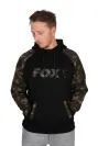 Fox Black Camo Raglan Hoody Méret: L - Fox Terepmintás Pulóver