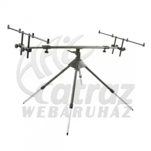 Profi Carp Rod Pod Szett – Bottartó Állvány és Carp Academy Flash Elektromos Kapásjelzők