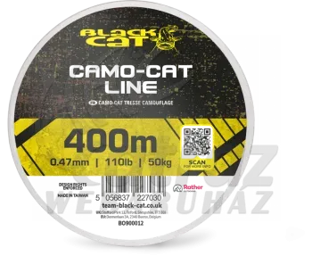 Black Cat Camo-Cat Line Harcsás Fonott Főzsinór - Black Cat Camo-Cat Line 400m 0.47mm