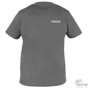 Preston Grey T-Shirt Méret: M - Preston Szürke Horgász Póló
