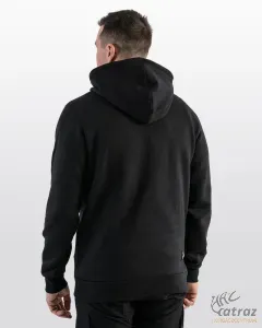 Guru Black Patch Hoodie Méret: M - Guru Kapucnis Horgász Pulóver