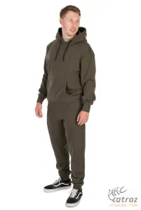 Fox Zöld Fekete Kapucnis Pulóver Méret: L - Fox Collection Hoody G/B