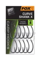 Fox Curve Shank X – 2 – Erősített Pontyozó Horog