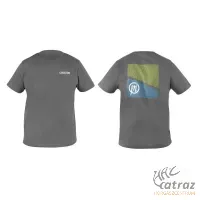 Preston Grey T-Shirt Méret: M - Preston Szürke Horgász Póló