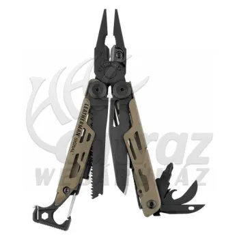 Leatherman Signal Multitool - Shimano Leatherman Multiszerszám Coyote Tan