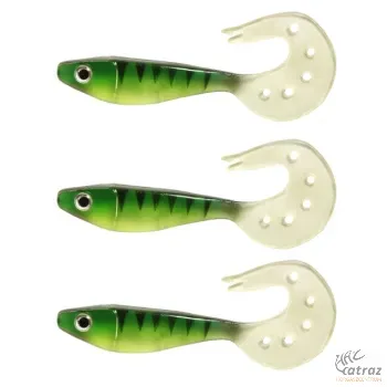 Nevis Twister Shad Vantage 9 cm Zöld - Nevis Gumihal 3 db/csomag