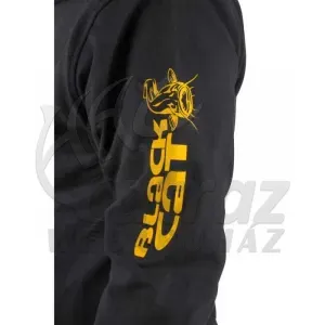 Black Cat Black Hoody Horgász Pulóver - 3XL