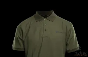 Ridgemonkey APEarel Galléros Zöld Póló Méret: M - Ridgemonkey Dropback Polo Shirt