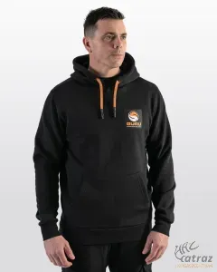 Guru Black Patch Hoodie Méret: M - Guru Kapucnis Horgász Pulóver