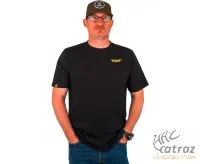 Black Cat Chase Dreams Black Tee - Harcsázó Horgász Póló