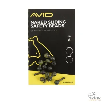 Avid Carp Naked Sliding Safety Beads - Avid Carp Biztonsági Gyöngy Chod Righez 8 db/cs