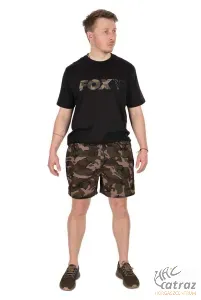 Fox Fekete Camo Fürdőnadrág - Fox Black/Camo LW Swim Shorts Úszó Rövidnadrág