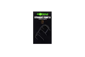 Korda Straight Point Barbless 6 - Korda Szakállnélküli Pontyozó Horog