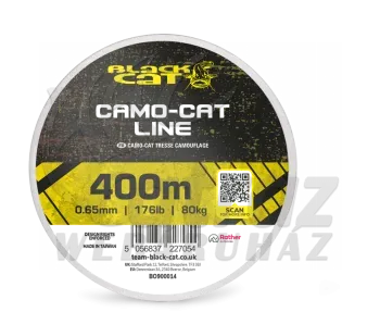 Black Cat Camo-Cat Line Harcsás Fonott Főzsinór - Black Cat Camo-Cat Line 400m 0.65mm