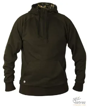 Fox Ruházat Quarter Zip Hoody Dark Olive 2XL CPR910