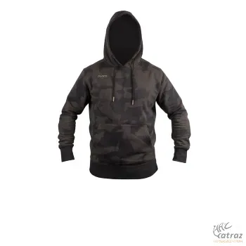 Avid Distortion Camo Hoodie Méret: 2XL - Avid Carp Kapucnis Pulóver