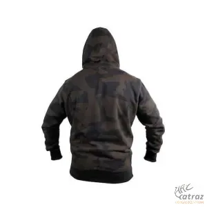 Avid Distortion Camo Hoodie Méret: 2XL - Avid Carp Kapucnis Pulóver