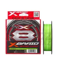 YGK X-Braid Cord X8 150m 0,104mm PE: 0,4 Chartreuse - YGK Fonott Pergető Zsinór