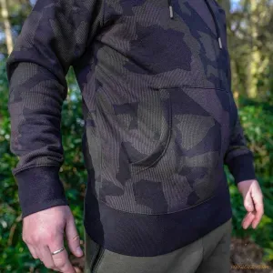 Avid Distortion Camo Hoodie Méret: 2XL - Avid Carp Kapucnis Pulóver