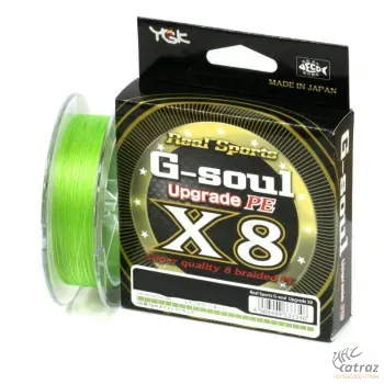 YGK G-Soul Up Grade X8 200m 0,285mm PE: 3,0 Chartreuse - YGK Fonott Pergető Zsinór