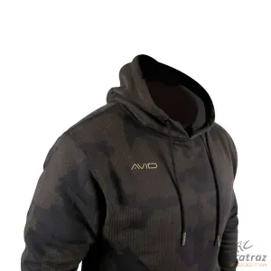 Avid Distortion Camo Hoodie Méret: L - Avid Carp Kapucnis Pulóver