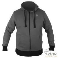 Preston Grey Zip Hoodie Méret: S - Preston Kapucnis Horgász Pulóver