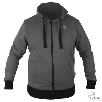 Preston Grey Zip Hoodie Méret: S - Preston Kapucnis Horgász Pulóver