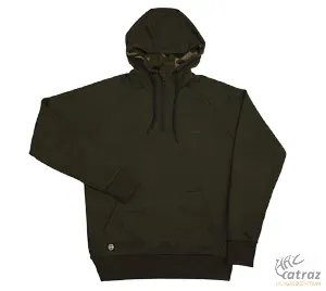 Fox Ruházat Quarter Zip Hoody Dark Olive L CPR908