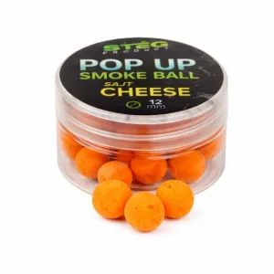 Stég Product Pop-Up Smoke Ball 12mm Cheese - Stég Sajtos Pop-Up Csali