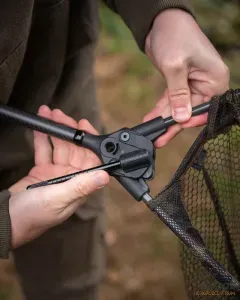 Fox Gyorszáras Bojlis Merítőháló Egyrészes - Fox Lever Lok Landing Net 42" 180cm