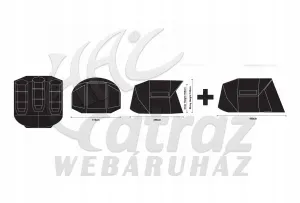 Prologic Fulcrum Session Bivvy & Overwrap – 3 Személyes Horgász Sátor