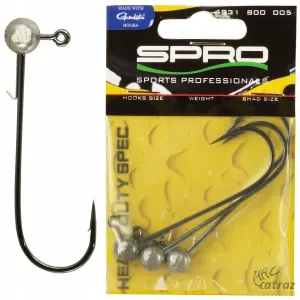 Twisterfej Spro Jig Head - Jigfej Horog Méret: 8/0 Súly: 5g 3 db/cs