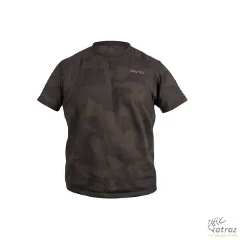 Avid Distortion Camo T-Shirt Méret: 2XL - Avid Carp Horgász Póló