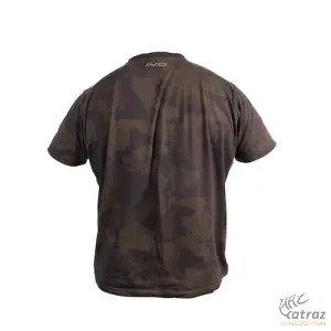 Avid Distortion Camo T-Shirt Méret: 2XL - Avid Carp Horgász Póló